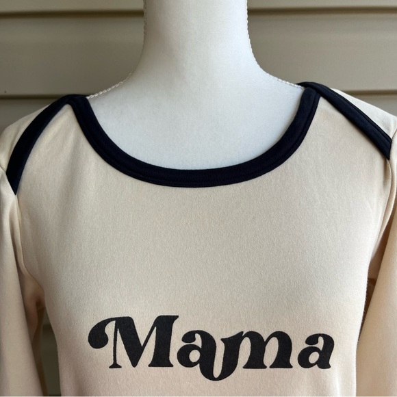 •Kate Quinn• ‘Mama’ Long Sleeve Pullover Knit Top - Size Medium - Picture 3 of 7